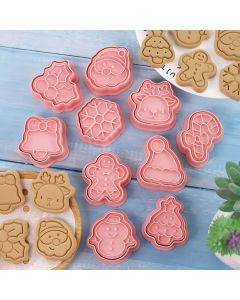 Merry Mix Cookie Cutter and Embosser Set