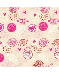 Chocolate Transfer Sheet Valentine's Day Postmarks