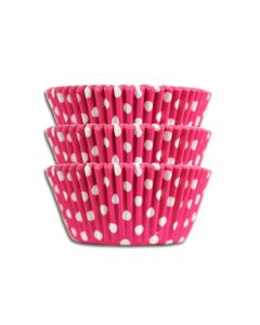 Cupcake Liners Polka Dot Hot Pink