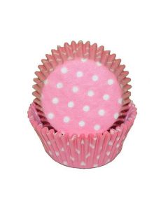 Cupcake Liners Polka Dot Light Pink