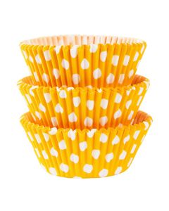 Cupcake Liners Polka Dot Yellow