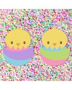 Edible Cupcake Toppers Easter Chicks