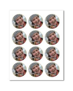 Customizable Icing Sheet Cheers Photo Cookie