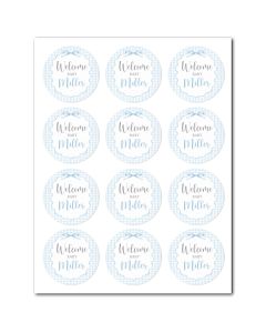 Customizable Icing Sheets Baby Shower Blue