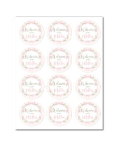 Customizable Icing Sheets Baby Shower Pink 