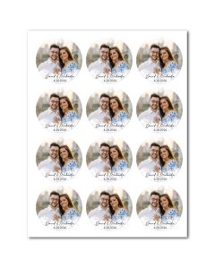 Customizable Icing Sheet Bubbles Photo Cookie