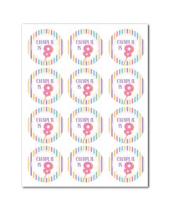 Customizable Icing Sheets Pastel Birthday Balloon Cookie/Cupcake