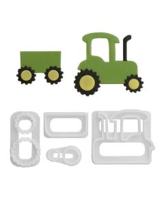 Cute Tractor Cutter Set