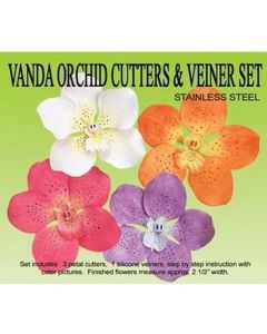 Cutter/Veiner Set Vanda Orchid