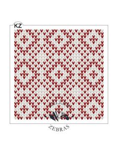 Diamond Knit 2 Part Stencil Set by Killer Zebras