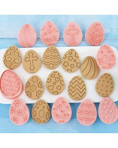 Easter Eggs Cutter and Embosser Set