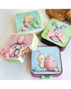 Icing Sheets Easter Friends Squares