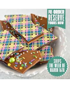 Chocolate Transfer Easter Plaid