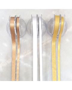 Edible Ribbon Metallic Gold Wide