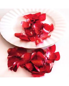 Edible Rose Petals Guilded Red