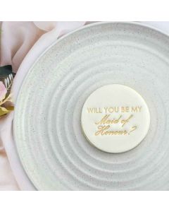 Cookie Embosser Be My Maid of Honour