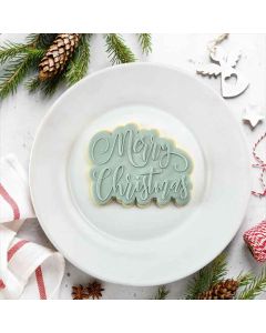 Cookie Debosser Set Merry Christmas