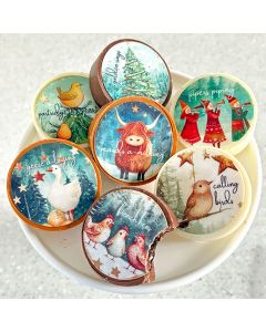 Icing Sheets Enchanted 12 Days of Christmas Cookie/Cupcake