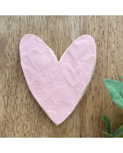 Stitched Hearts Embossed Parchment Sheets by Louise & Co.