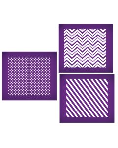 The Essential Geometric Pattern Mesh Stencil Set