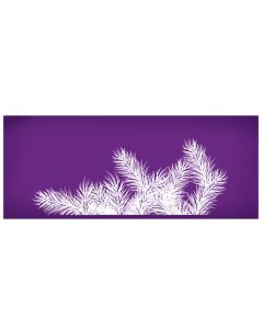 Evergreen Branch Border Mesh Stencil