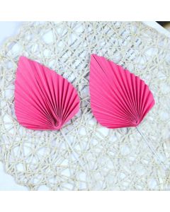 Cake Topper Fans Fuchsia Large