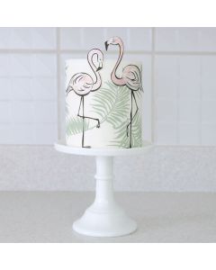 Flamingos Shortened Mesh Stencil