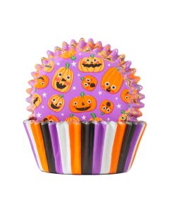 Foil Lined Cupcake Liners Pumpkin Party