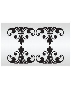 Fleur de Lis Border Stencil