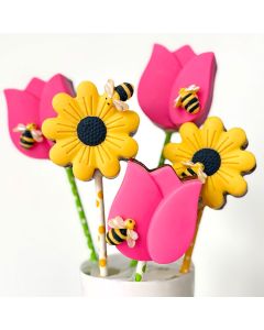 Spring Flowers Silicone Baking Mold