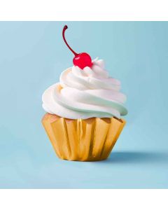 Fluted Cupcake Liners Gold