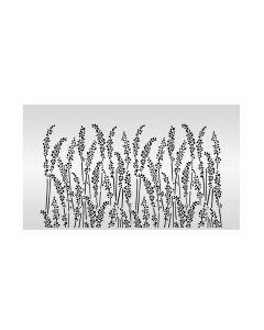 Fountain Grass XL Stencil by Imperial Cake