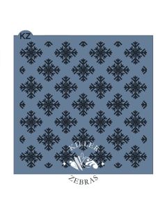 Geometric Snowflake Stencil by Killer Zebras