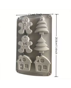 Gingerbread Village Silicone Baking Mold
