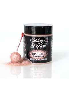 Glitzy as Hell Edible Glitter Rose Gold