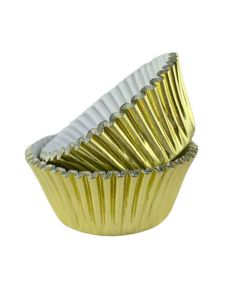 Candy Cups Gold Bon Bon Size