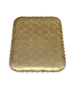 Foiled Corrugate Sheet Cake Boards Gold (Sets of 10)