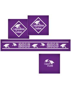 Graduation Traditional Mesh Stencil Set