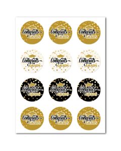 Icing Sheets Graduation Cookie Gold (GRG-01)