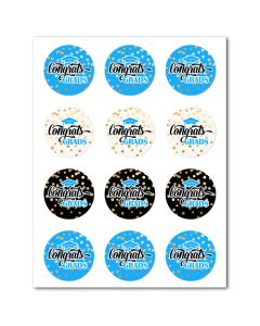 Icing Sheets Graduation Cookie Sky Blue (GRSB-08)