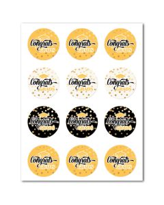 Icing Sheets Graduation Cookie Yellow (GRY-09)