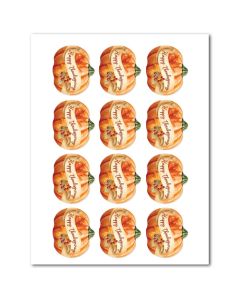 Icing Sheets Happy Thanksgiving Pumpkins 