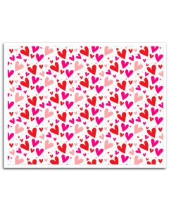 Edible Fabric Sheet Heartsplosion