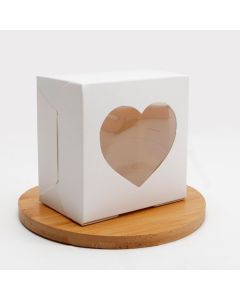 Heart Window Treat Boxes White