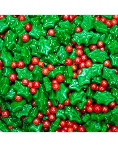 Holly  Berry Candy Sprinkles 