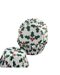 Candy Cups Holly Bon Bon Size