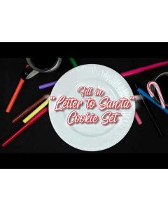 Letter to Santa Fill In Cookie Stencil Set
