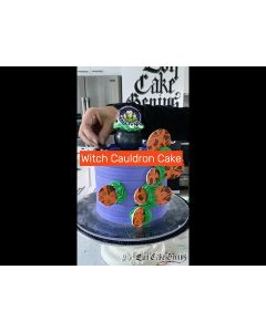 Chocolate Transfer Sheet Witch Hats