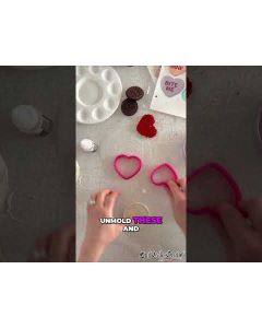 Icing Sheets Preppy Hearts 