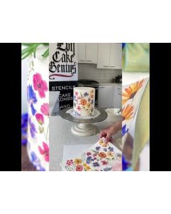 Icing Sheet Pressed Lavender